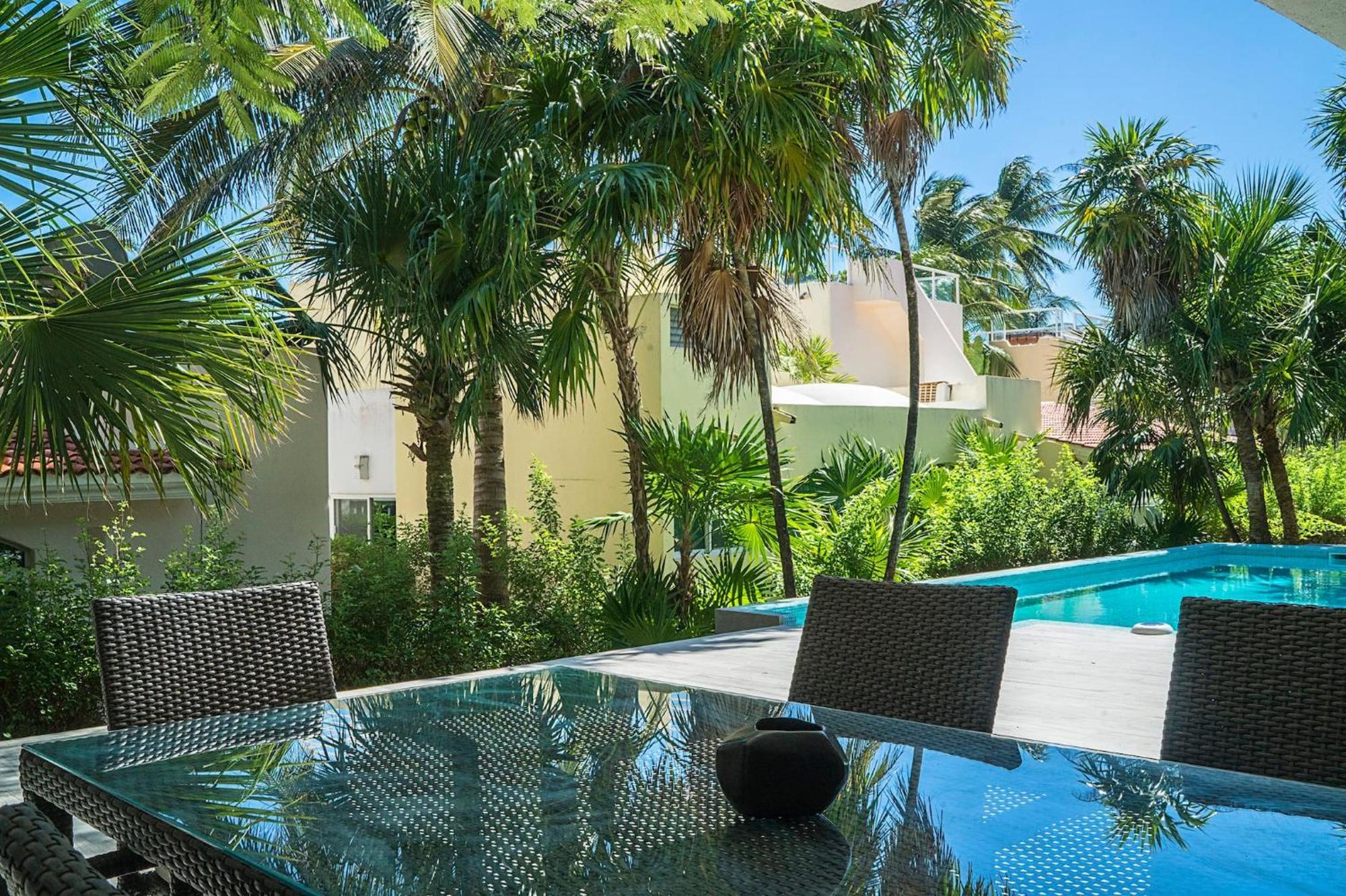 3Br Casa Matuk I Steps From Spectacular Beach I Private Pool Плая-дель-Кармен Экстерьер фото